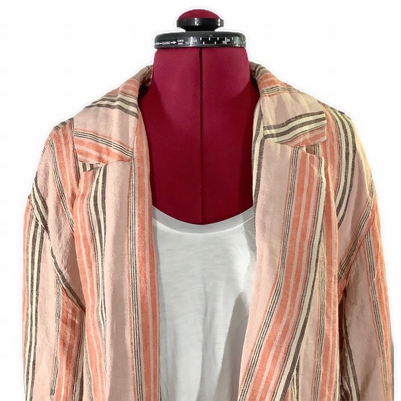 🏷NWT 🌸FREE PEOPLE Simply Stripe Blazer - Picture 6 of 8